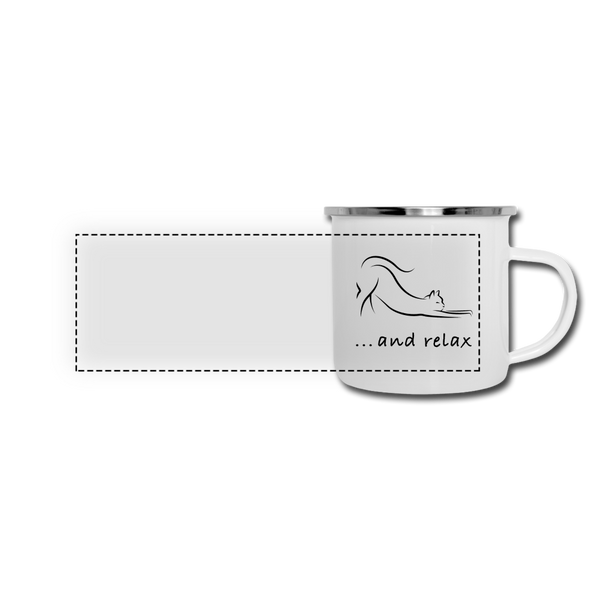 ENAMEL MUG - white