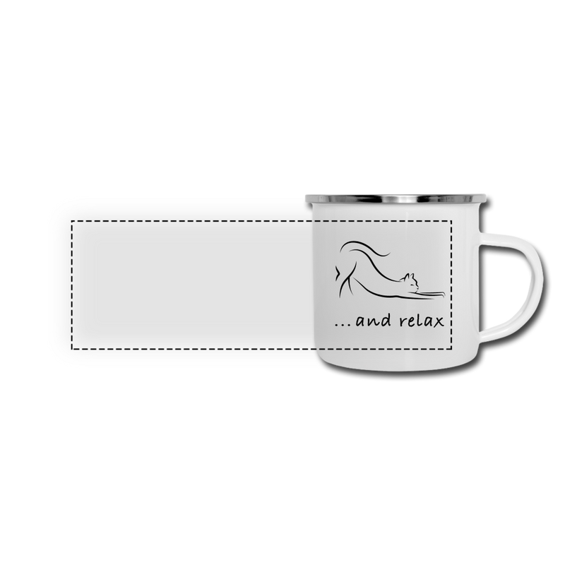 ENAMEL MUG - white