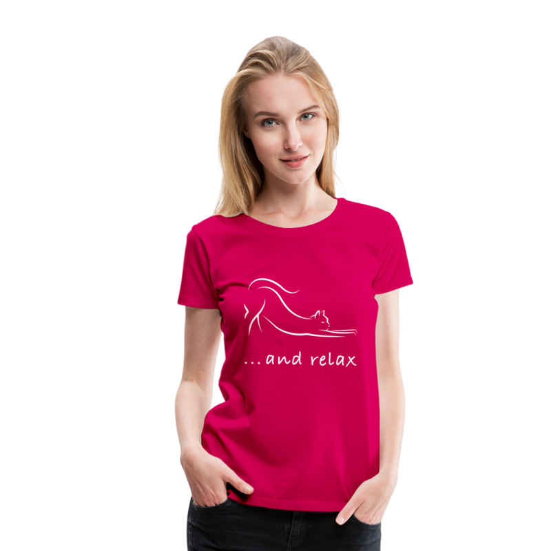 SHORT SLEEVED TEE - dark pink