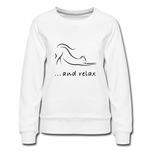 RELAXED SWEATSHIRT - white