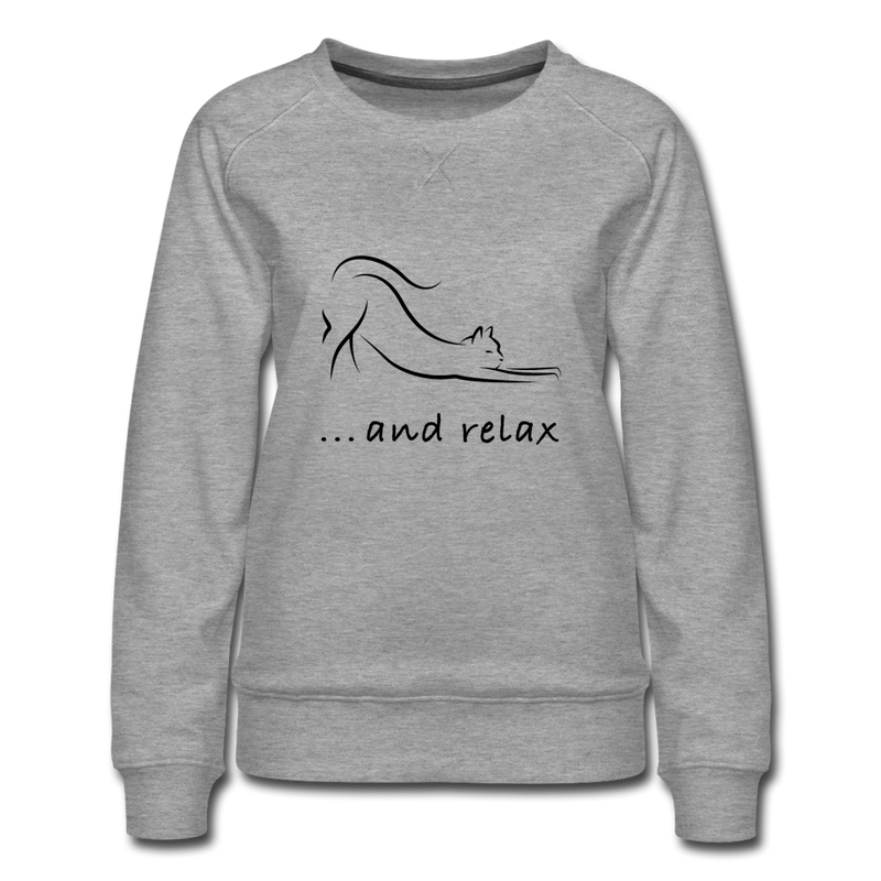 RELAXED SWEATSHIRT - heather grey