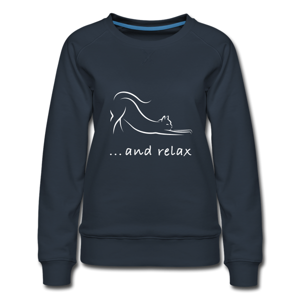 RELAXED SWEATSHIRT - navy