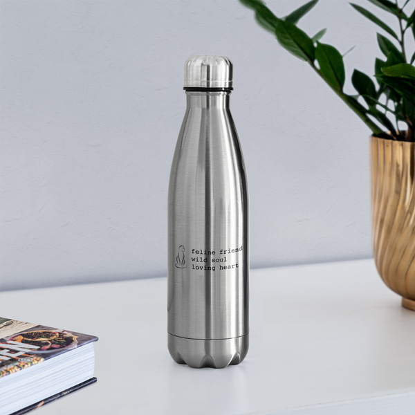 HOT OR COLD DRINKS FLASK - silver