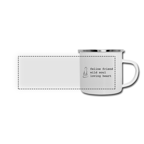 ENAMEL MUG - white