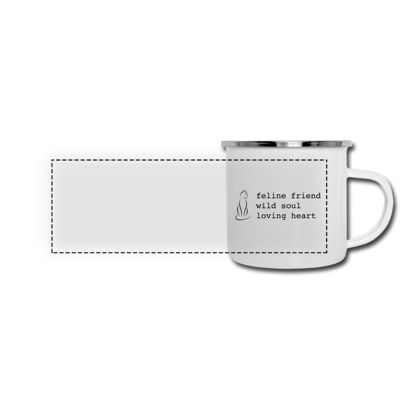 ENAMEL MUG - white