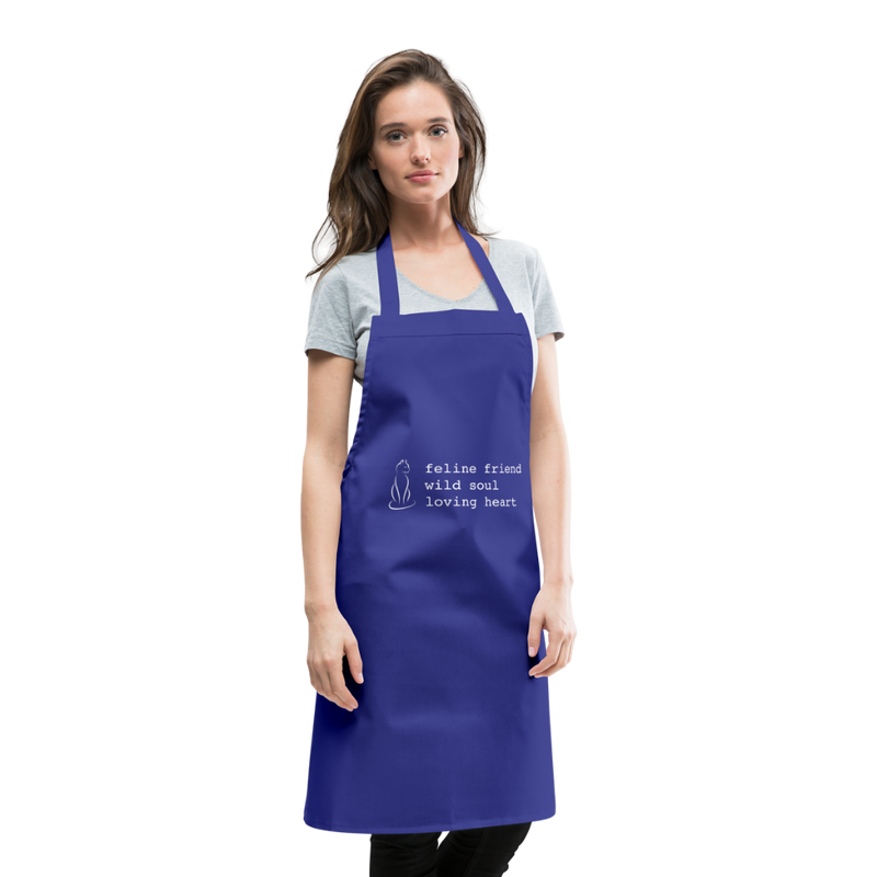 KITCHEN APRON - royal blue