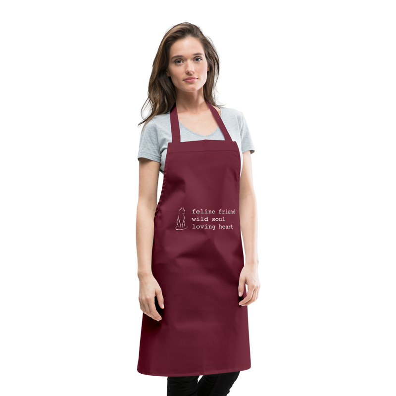 KITCHEN APRON - bordeaux