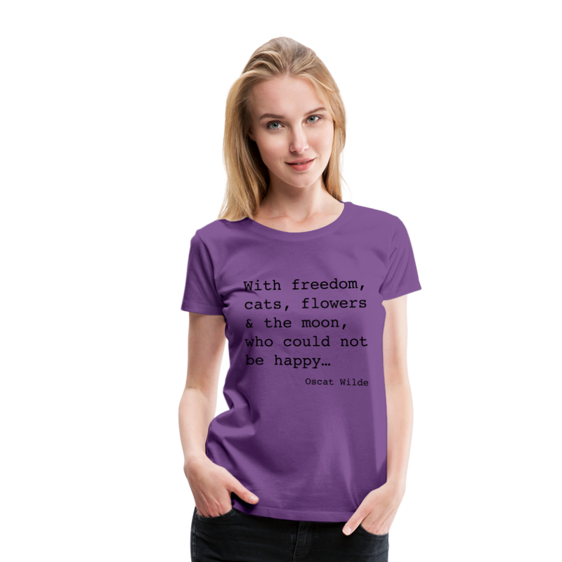 SHORT SLEEVED TEE - purple