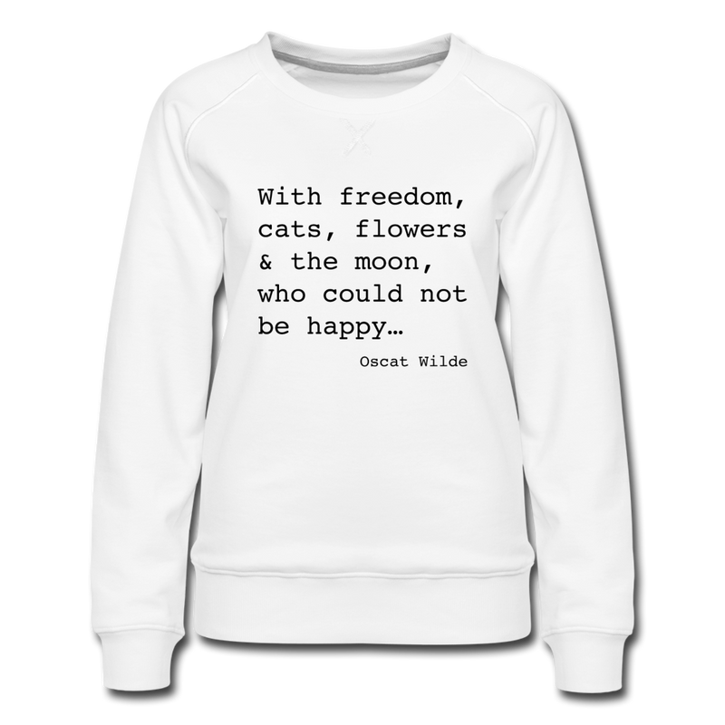 RELAXED SWEATSHIRT - white