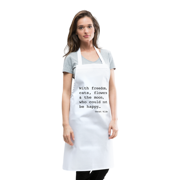 KITCHEN APRON - white