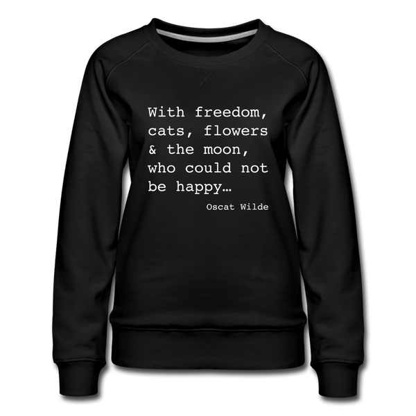 RELAXED SWEATSHIRT - black