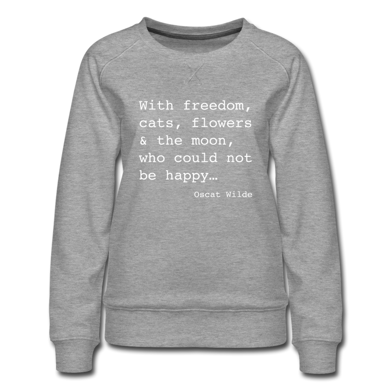 RELAXED SWEATSHIRT - heather grey