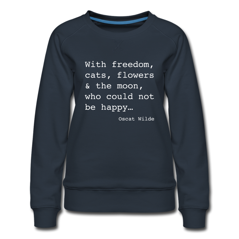 RELAXED SWEATSHIRT - navy