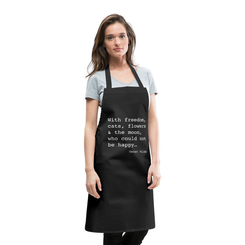 KITCHEN APRON - black