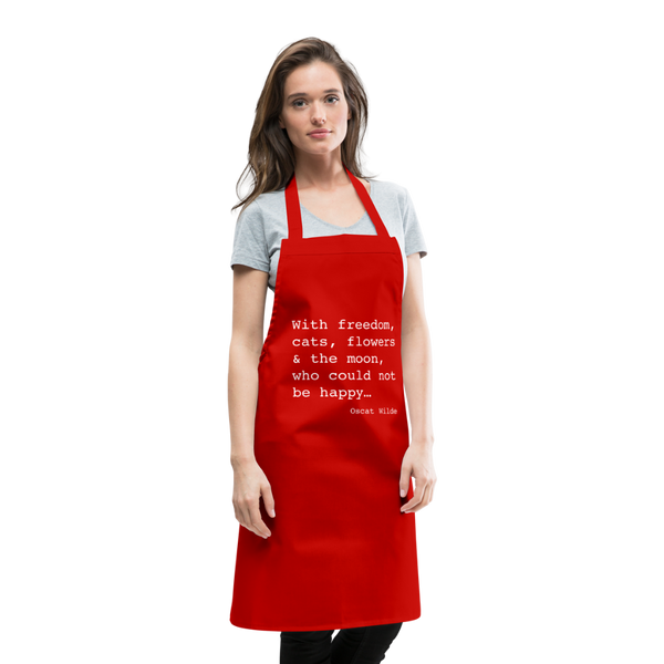 KITCHEN APRON - red