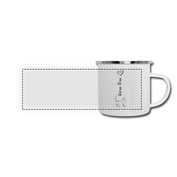 ENAMEL MUG - white