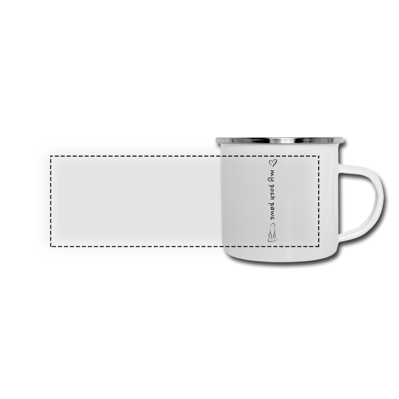 ENAMEL MUG - white