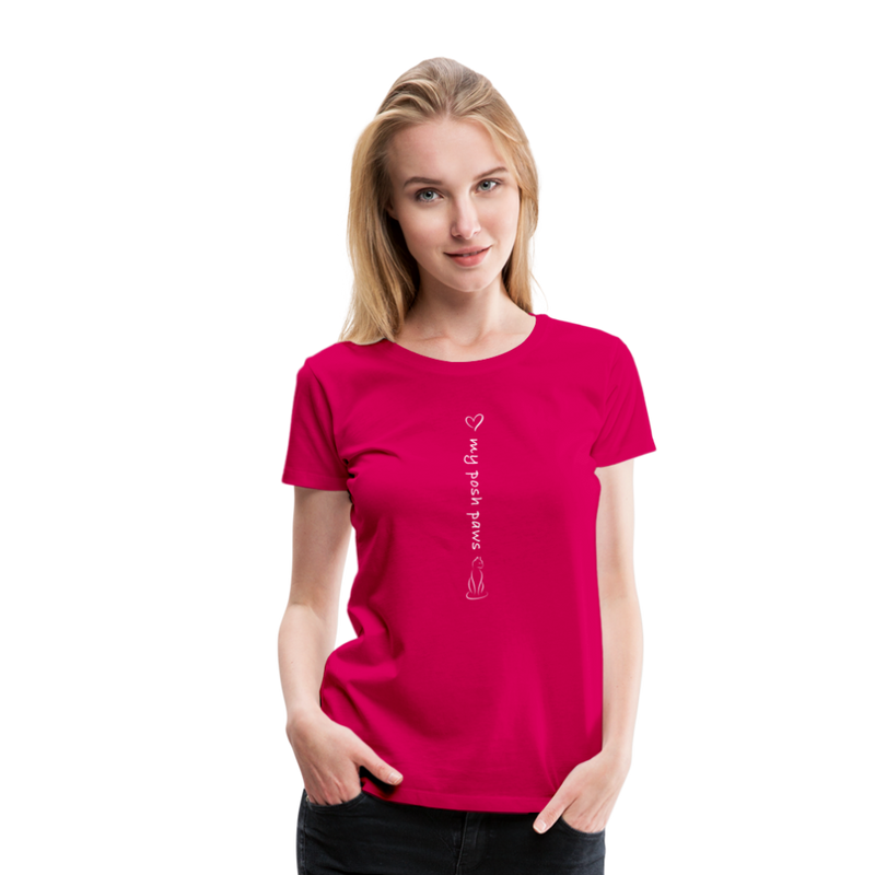 SHORT SLEEVED TEE - dark pink