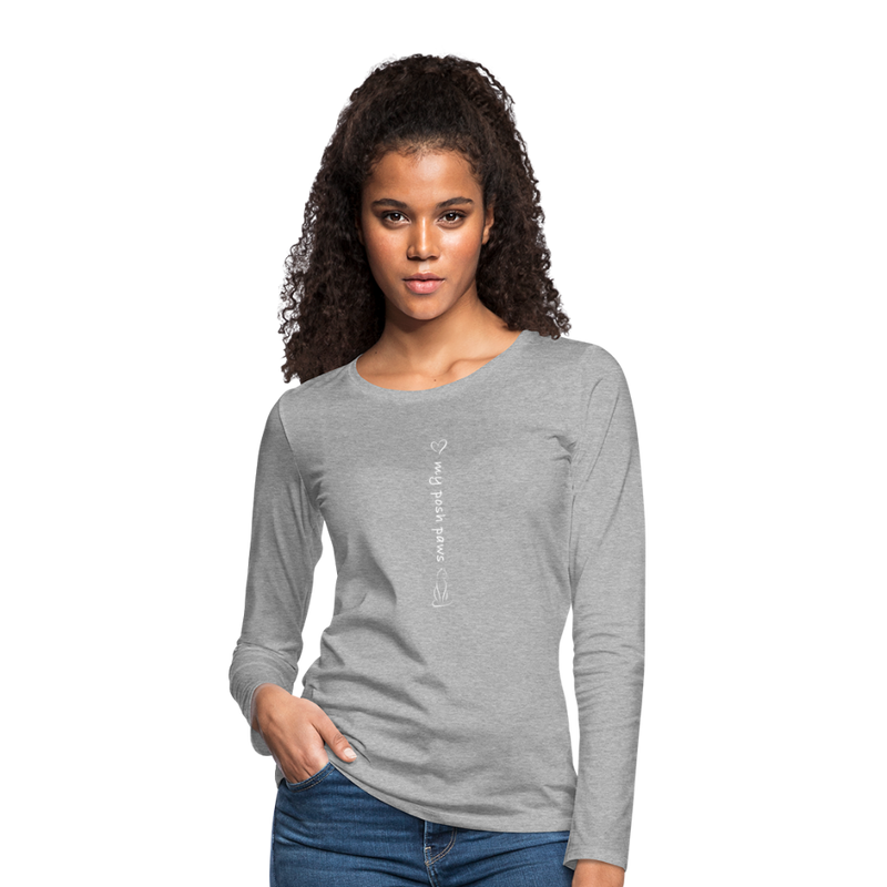 LONG SLEEVE TEE - heather grey