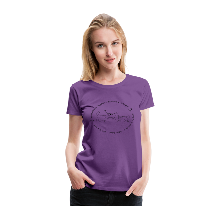 SHORT SLEEVED TEE - purple