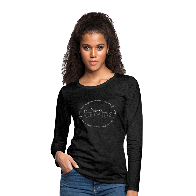 LONG SLEEVE TEE - charcoal grey