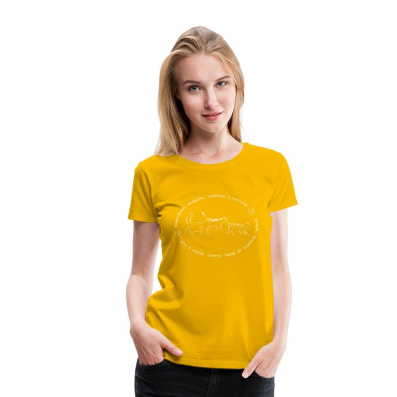 SHORT SLEEVED TEE - sun yellow