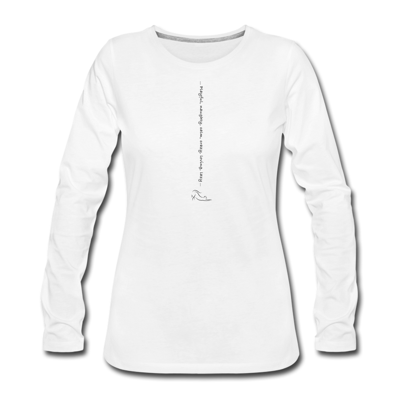 LONG SLEEVE TEE - white