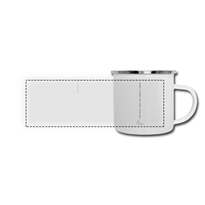 ENAMEL MUG - white