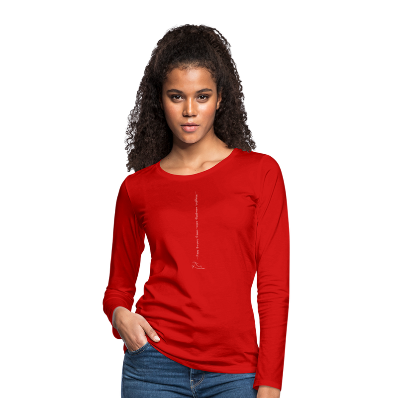 LONG SLEEVE TEE - red