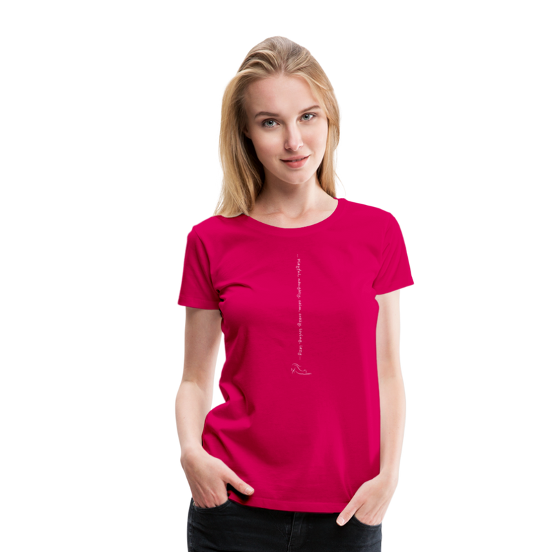 SHORT SLEEVED TEE - dark pink