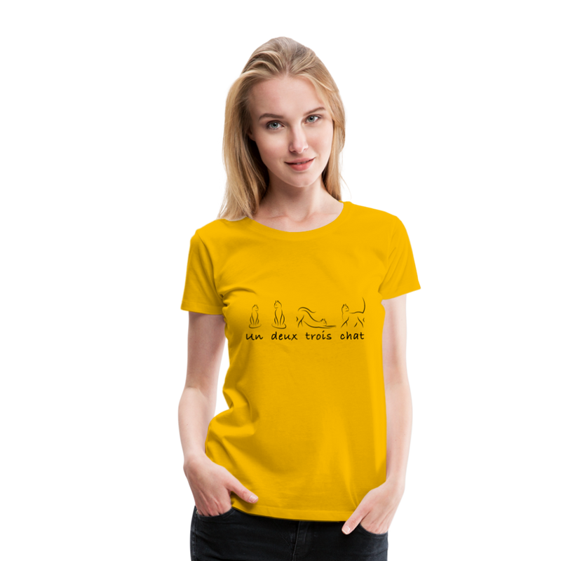 SHORT SLEEVED TEE - sun yellow