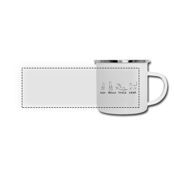 ENAMEL MUG - white