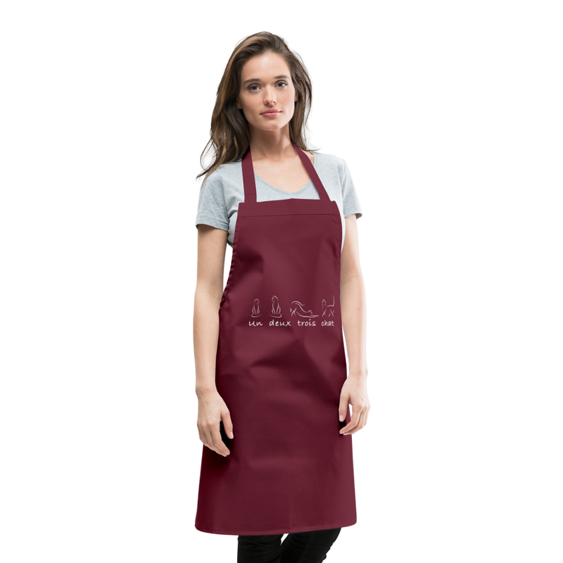 KITCHEN APRON - bordeaux