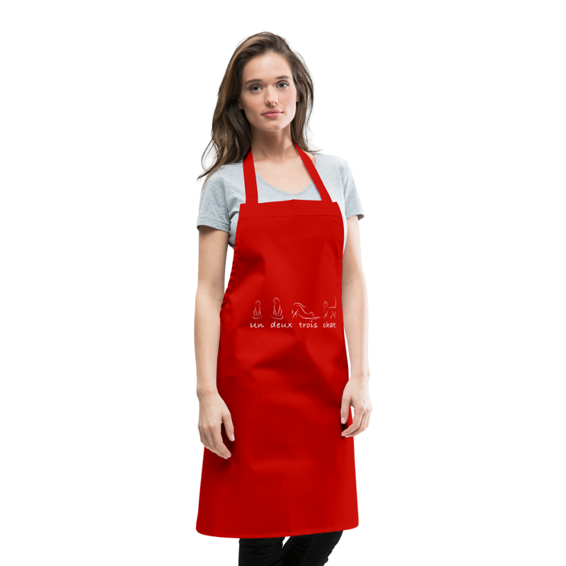 KITCHEN APRON - red