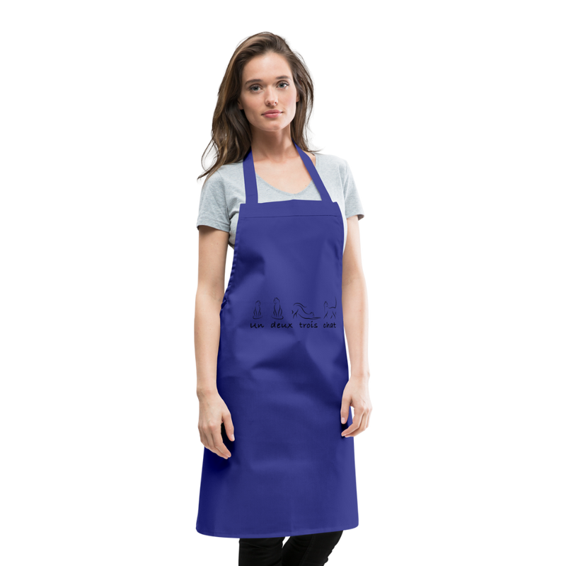 KITCHEN APRON - royal blue