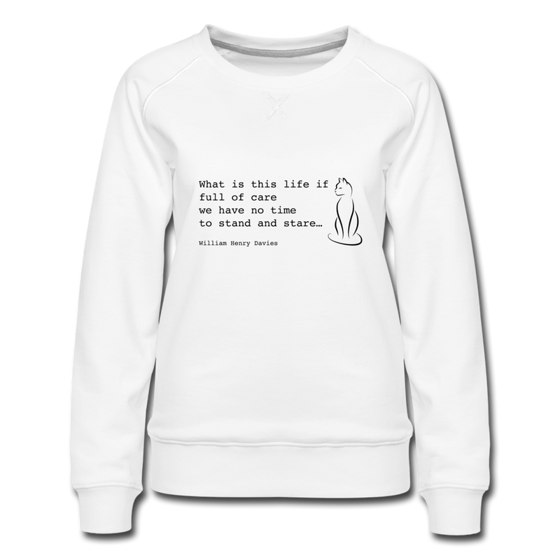 RELAXED SWEATSHIRT - white