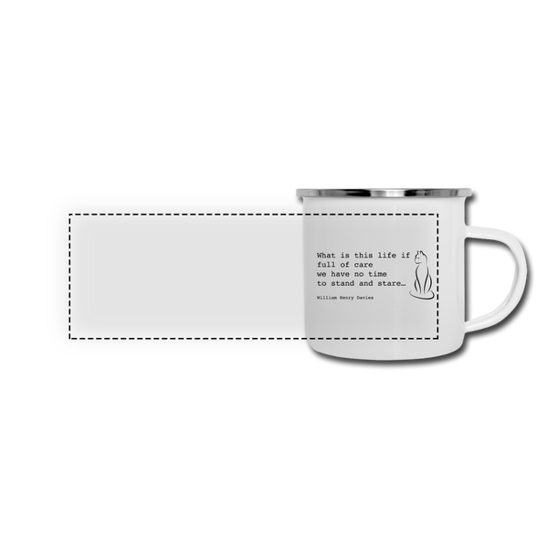 ENAMEL MUG - white