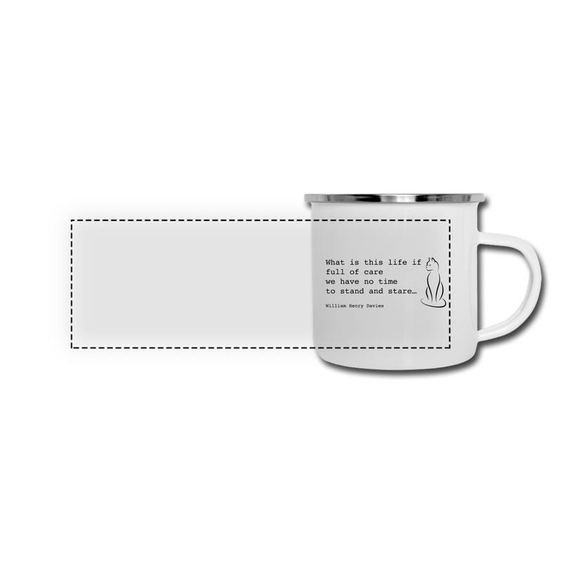 ENAMEL MUG - white