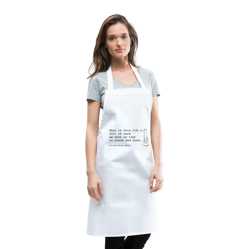 KITCHEN APRON - white