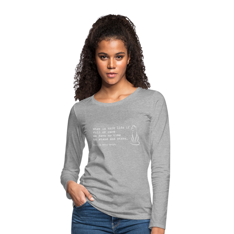 LONG SLEEVE TEE - heather grey