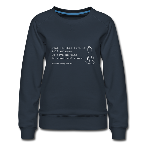 RELAXED SWEATSHIRT - navy